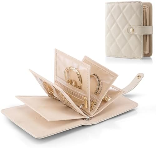 Vlando Travel Jewelry Organizer Case,Mothers Day Gifts for