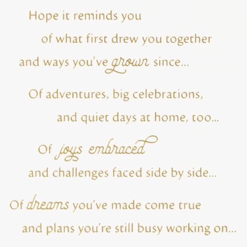 Hallmark Anniversary Card for Couple (Tiny Perfect Moments)