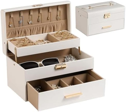Jewelry Organizer Box, Large Jewelry Boxes for Women Girls