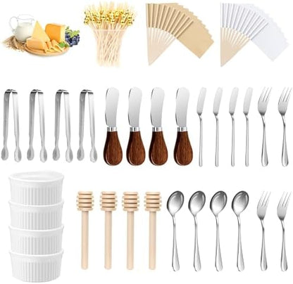 Charcuterie Boards Accessories(30 PCS), Gift Box Packaging, With
