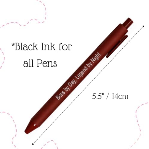 10PC Boss Pens Bulk Gift Set Funny Sarcastic Manager Coordinator