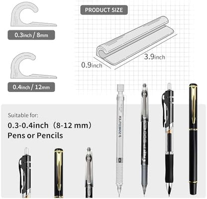 ELETIUO Pencil Holder For Most Pens,Pencils,Self-Adhesive Stick To