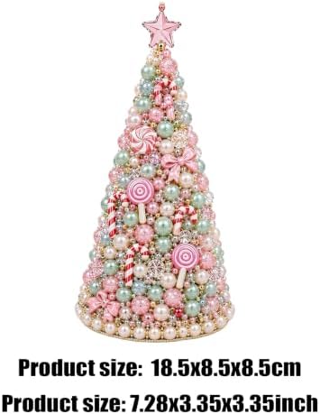 DIY Beaded Christmas Tree Craft Kit,3D Pearl Bead Craft Set for Adults