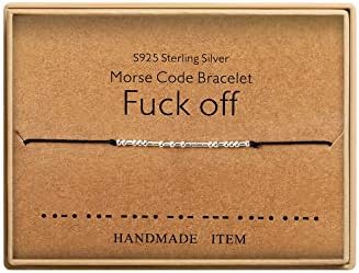 KGBNCIE Inspirational Gifts for Women, Morse Code Funny Gifts