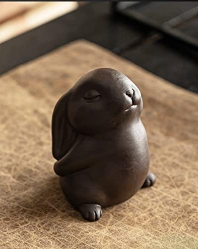 Mini Rabbit Tea Pet - Ceramics Cute Rabbit Kungfu Tea Tray Desk