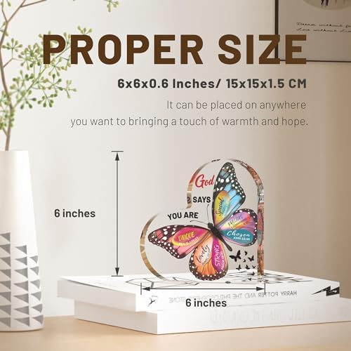 Christian Gifts for Women Birthday, Butterfly Inspirational Gift for