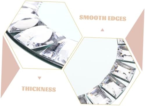 Glass Jewelry Tray round Decorative Ring Dish for Rings