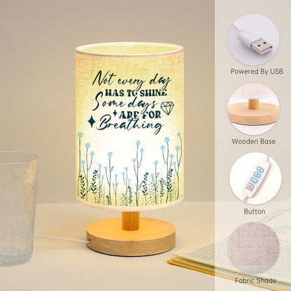 WSYEAR Inspirational Gift Ideas Table Lamp Gifts for Women, Desk Decor