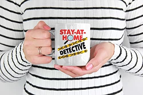 Stay-At-Home Detective Coffee & Tea Mug for a Crime Drama Lover (11oz)