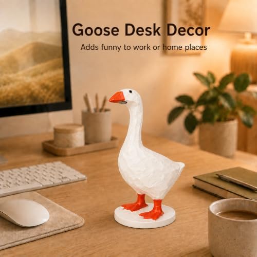 GRAPMKTG 10 Inch Magnetic Desk Goose, Desktop Statue