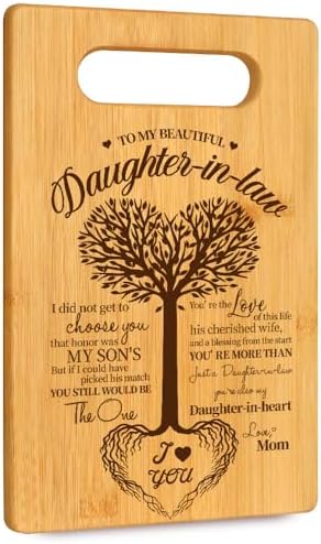 To My Wonderful Daughter in Law Thank you Gifts for Daughter in Law