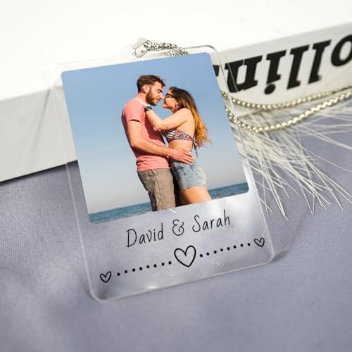 TEQUAN Custom Photo Car Charm Ornament, Couple Style