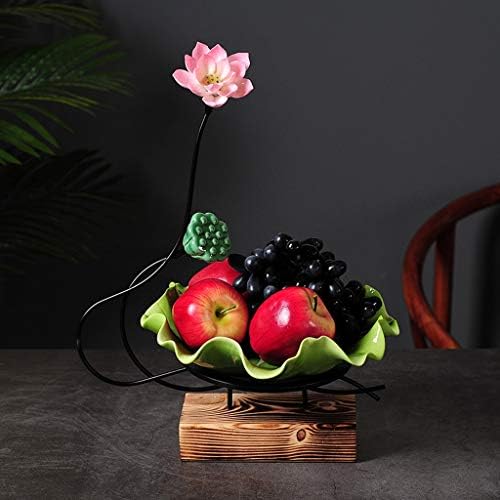 Home Fruit Plate Living Room Coffee Table High-end Ceramic Chinese New