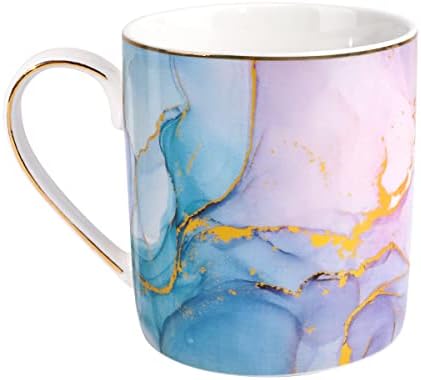 Ceramic Mug, Marble Coffee Water Mug Cup Gift for Christmas Holiday