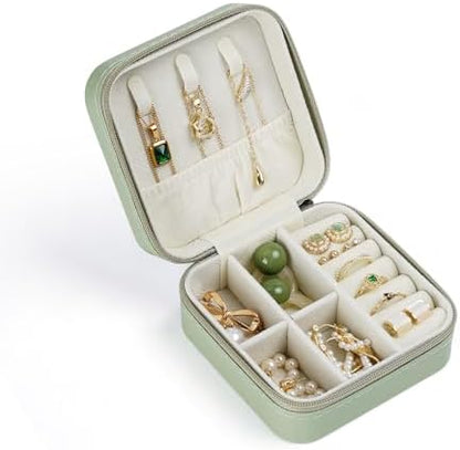 CASEGRACE Travel Jewelry Case, Small Jewelry Box Portable Jewelry