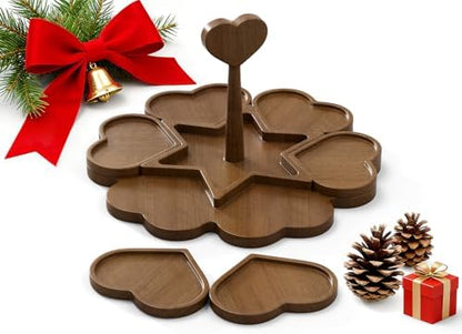 Charcuterie Board and Serving Set, Heart Shaped Christmas Funny