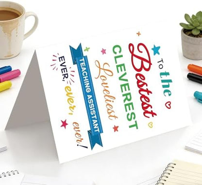 Thank You Card for Teaching Assistant, Appreciation Gift