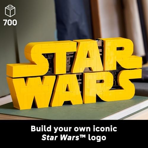 LEGO Star Wars Brick-Built Star Wars Logo - Building Set for Adults