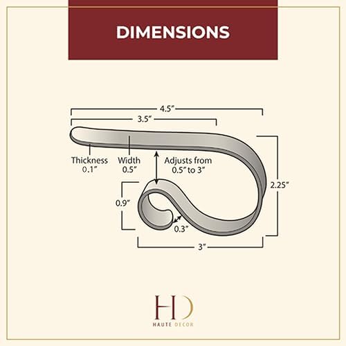 Haute Decor The Original MantleClip® Stocking Holder 4 Pack - Hang