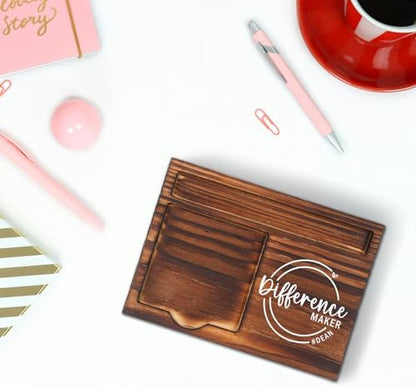 Dean Difference Maker Self-Stick Note Pad Holder Appreciation Gift for