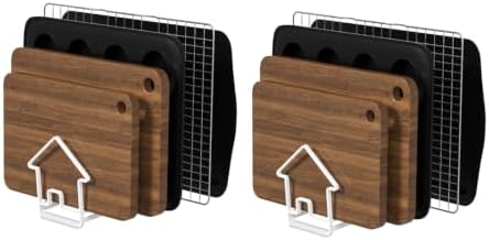 SUNFICON Cutting Board Holder Cutting Board Drying Rack Stand Kitchen