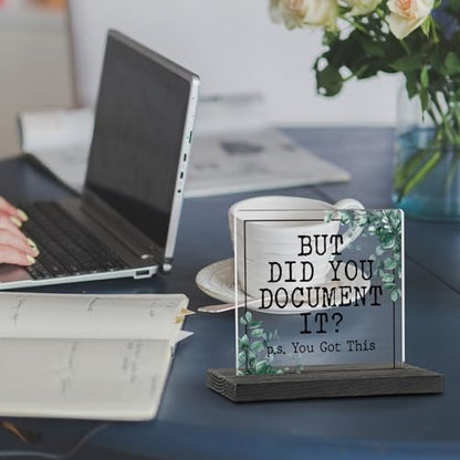 Office Humor Gift, But Did You Document It?Secretary HR Coworker Desk