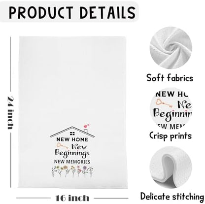 House Warming Gifts New Home Kitchen Towels, New Homeowner Gifts Dish