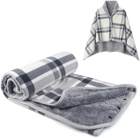 forestfish Fleece Wearable Blanket Oversized, Comfy Lightweight Lap