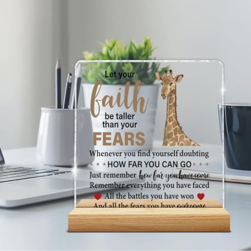 Inspirational Giraffe Gifts for Women, Positive Gifts for Giraffe