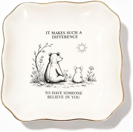 Inspirational Trinket Dish, Encouragement Gift Christmas Stocking