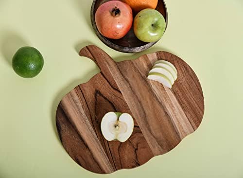 Halloween Pumpkin Shaped Wood Cutting Board for kitchen Decoration
