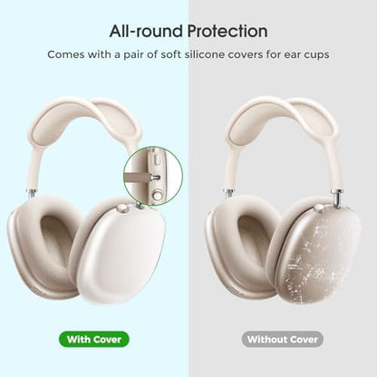 ProCase AirPods Max & AirPods Max 2 Hard Travel Case with Silicone