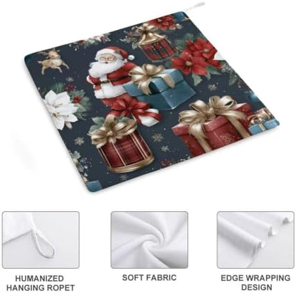 Christmas Santa Gift Hand Towels 11.8X11.8In