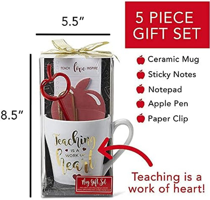 VOTUM Teacher Appreciation Gift for Women or Men - Bundle Includes
