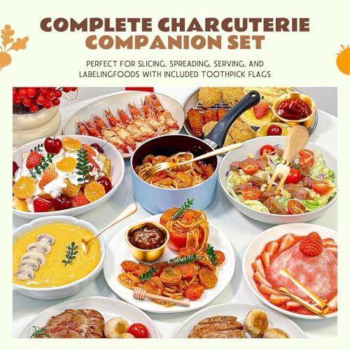 169 Pcs Charcuterie Boards Accessories Gold Charcuterie Utensils