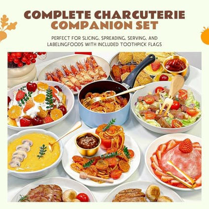 169 Pcs Charcuterie Boards Accessories Gold Charcuterie Utensils