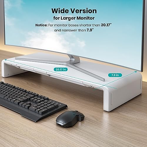 Monitor Stand Riser, Klearlook Foldable, Height Adjustable Computer