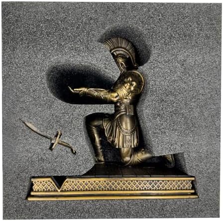 Roman Warrior Pen Holder Knight Desktop Accessories Resin Pen Holder