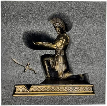 Roman Warrior Pen Holder Knight Desktop Accessories Resin Pen Holder