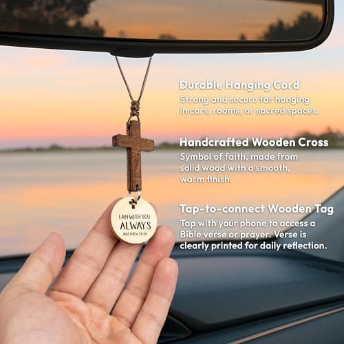 Car Accessories Christian Gifts for Women Men, Cross for Car Religious