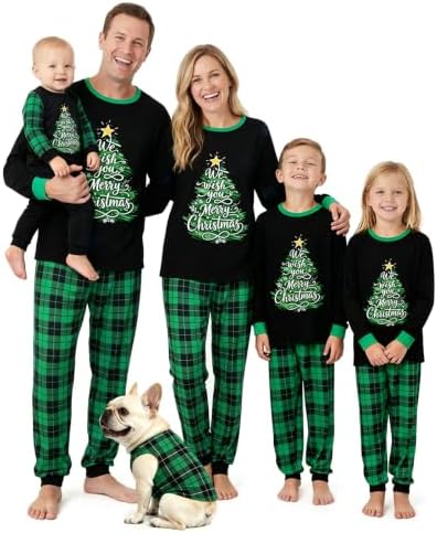Family Christmas Pajamas Matching Sets Christmas Tree Cake Pjs