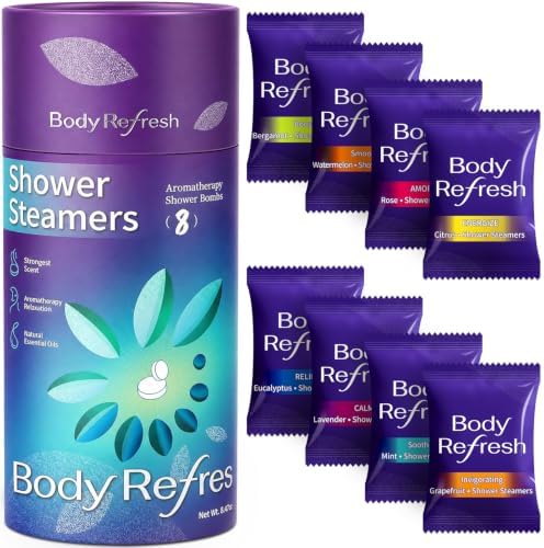 Shower Steamers Aromatherapy 8 Pack - Stocking Stuffers for Women