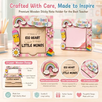Sticky Note Holder for Desk, Teacher Sticky Note Holder, Teacher Desk