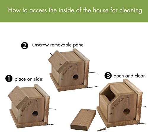 Woodlink Traditional Wren House - Natural Cedar Bird House