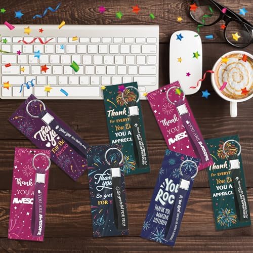 30/50 Sets Employee Appreciation Gift Inspirational Silicone Thank You
