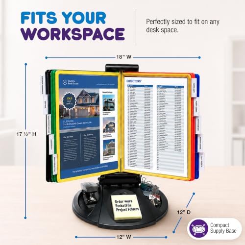 Ultimate Office AdjustaView Supply Base Desk Reference Display