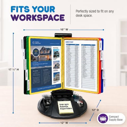 Ultimate Office AdjustaView Supply Base Desk Reference Display