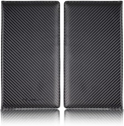 TOURSUIT Car Registration & Insurance Card Holder, Carbon Fiber Black
