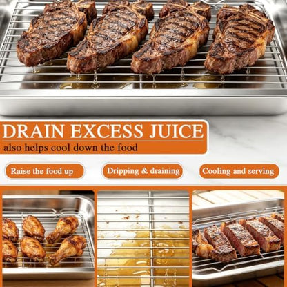Grill Prep Trays and Carry System 5 in 1, Grilling Prep & Serve BBQ