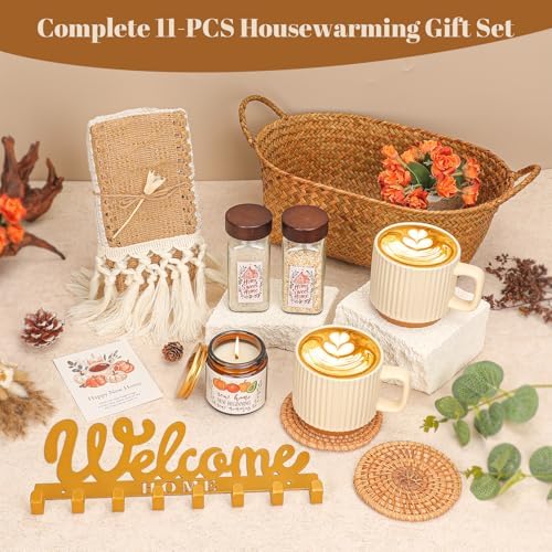 Housewarming Gifts for New Home | 11 PCS New House Gift Basket with